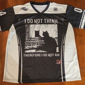 Black and White Graphic Jersey